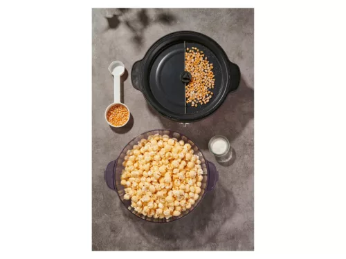 SilverCrest SMPM 850 A1 2 az 1-ben Popcornkészítő és mandulapörkölő (pattogatott kukorica készítő, popcorn gép), 850 W 