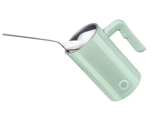 SilverCrest SMSP 500 A1 GREEN Tejhabosító, 300 ml űrtartalmú tejforraló 4 féle tejhab üzemmóddal, pisztácia zöld, 500 W