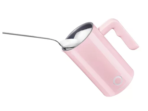 SilverCrest SMSP 500 A1 PINK Tejhabosító, 300 ml űrtartalmú tejforraló 4 féle tejhab üzemmóddal, rózsaszín, 500 W