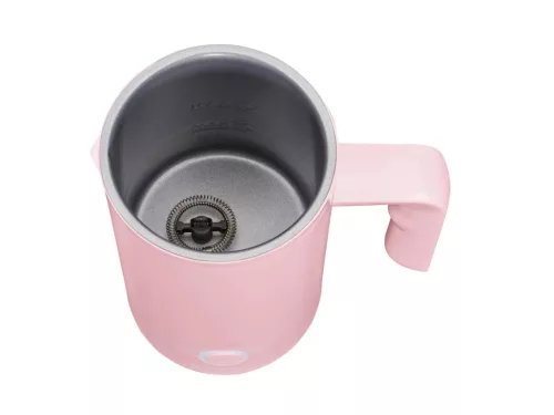 SilverCrest SMSP 500 A1 PINK Tejhabosító, 300 ml űrtartalmú tejforraló 4 féle tejhab üzemmóddal, rózsaszín, 500 W