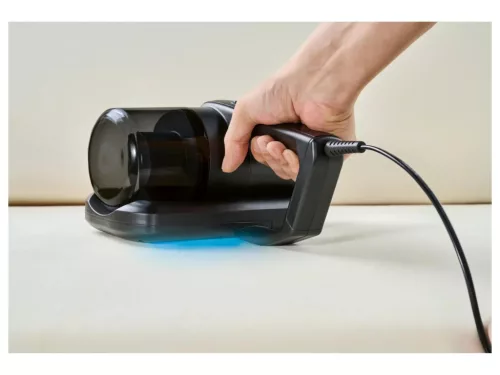 SilverCrest SMS 300 C3 Elektromos 3 az 1-ben hordozható kézi atkaporszívó (porszívó atkák ellen) HEPA filterrel, UV-C, 300 W