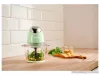 SilverCrest SMZC 500 D2 GREEN Üvegtálas konyhai aprító, jégdaráló funkcióval, 500 W, 1,2 literes, zöld