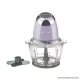 SilverCrest SMZC 500 D1 Design üvegtálas konyhai aprító, jégdaráló funkcióval, 500 W, 1,2 literes, levendula lila