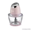 SilverCrest SMZC 500 D2 PINK Üvegtálas konyhai aprító, jégdaráló funkcióval, 500 W, 1,2 literes, Világos rózsaszín