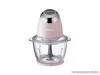 SilverCrest SMZC 500 D2 PINK Üvegtálas konyhai aprító, jégdaráló funkcióval, 500 W, 1,2 literes, Világos rózsaszín