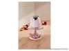 SilverCrest SMZC 500 D2 PINK Üvegtálas konyhai aprító, jégdaráló funkcióval, 500 W, 1,2 literes, Világos rózsaszín
