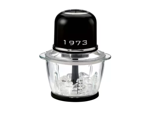 SilverCrest Retro 1973 Fekete 500 W konyhai aprító üvegtállal