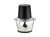 SilverCrest SMZE 500 E1 BLACK Üveg tálas konyhai aprító, jégdaráló funkcióval, fekete, 500 W, 1,2 literes