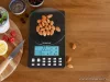 SilverCrest SNAW 1000 D2 Digitális, üveglapos tápértékelemző konyhai mérleg, 1g / 5kg, fekete