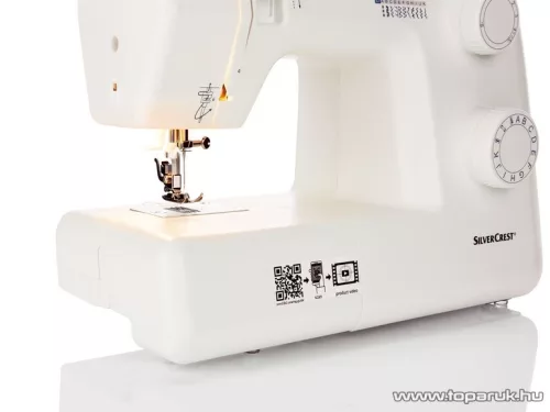 (HIBÁS / K127246) SilverCrest CARINA SNM 33 C1 Varrógép 33 hagyományos, díszítő és overlock öltésprogrammal