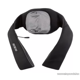 Shiatsu masszírozó vállra, nyakra és hátra, 4 forgó masszázsfejjel és hőterápiával