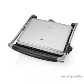   SilverCrest SPM 2000 E2 Elektromos asztali grillsütő, kontakt grill, panini sütő, panini grill (tapadásmentes ILAG bevonattal), 2000 W