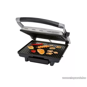   SilverCrest SPM 2000 E2 Elektromos asztali grillsütő, kontakt grill, panini sütő, panini grill (tapadásmentes ILAG bevonattal), 2000 W