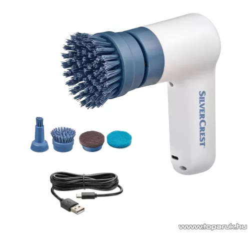 Silvercrest SRB 4 A1 Elektromos / akkus konyhai tisztítókefe készlet, 5 részes