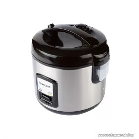   SilverCrest SRK 400 D2 INOX elektromos automata rizsfőző, melegentartás funkcióval, 400 W / 1 liter