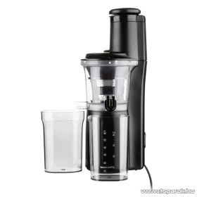   SilverCrest SSJBK 300 B3 Slow Juicer elektromos lassú zöldség és gyümölcsprés, fekete, 300W