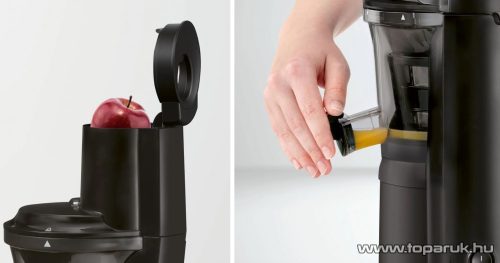 SilverCrest SSJBK 300 B3 Slow Juicer elektromos lassú zöldség és gyümölcsprés, fekete, 300W