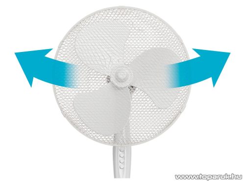 SilverCrest SSVF 38 A1 Álló ventilátor oszcilláció funkcióval, állítható magasságú, 105-125 cm, 45 W, fehér