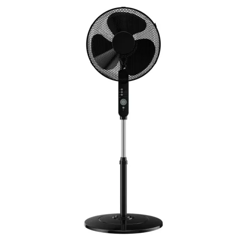 Tronic / SilverCrest SSVF 45 D2 BK Álló ventilátor oszcilláció és időzítő funkcióval + távirányítóval, 45 W, fekete