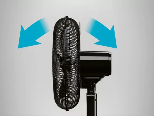 Tronic / SilverCrest SSVF 45 D2 BK Álló ventilátor oszcilláció és időzítő funkcióval + távirányítóval, 45 W, fekete