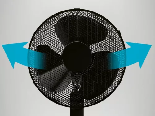 Tronic / SilverCrest SSVF 45 D2 BK Álló ventilátor oszcilláció és időzítő funkcióval + távirányítóval, 45 W, fekete