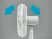 SilverCrest SSVF 45 B1 WH Álló ventilátor oszcilláció és időzítő funkcióval + távirányítóval, 45 W, fehér