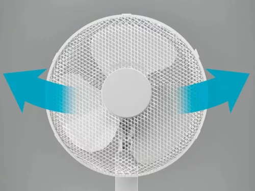 Tronic / SilverCrest SSVF 45 D2 WH Álló ventilátor oszcilláció és időzítő funkcióval + távirányítóval, 45 W, fehér