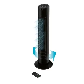   (SELEJT / K175622) Tronic TTVL 50 A1 BK Digitális toronyventilátor, oszlopventilátor LED kijelzővel, távirányítóval, fekete, 50 W