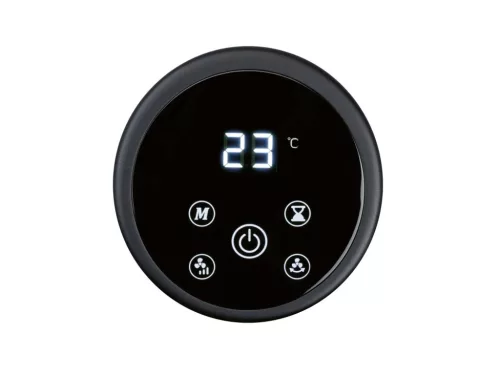 (SELEJT / K175622) Tronic TTVL 50 A1 BK Digitális toronyventilátor, oszlopventilátor LED kijelzővel, távirányítóval, fekete, 50 W