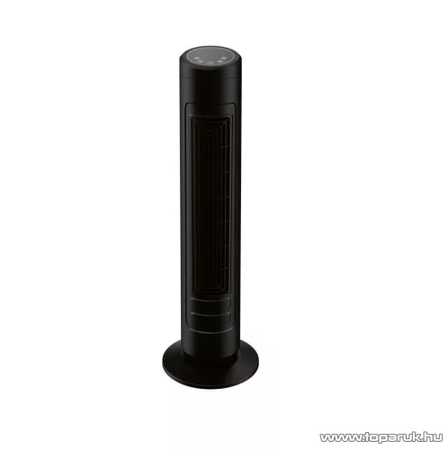 SilverCrest STVL 50 C1 Digitális toronyventilátor, oszlopventilátor LED kijelzővel, távirányítóval, fekete, 50 W (HG08853A)