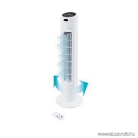   SilverCrest STVL 50 C1 Digitális toronyventilátor, oszlopventilátor LED kijelzővel, távirányítóval, fehér, 50 W (HG08853B)