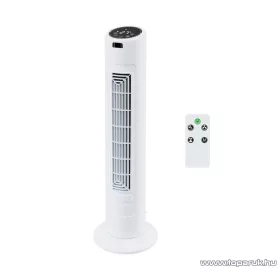   SilverCrest STVL 50 C1 Digitális toronyventilátor, oszlopventilátor LED kijelzővel, távirányítóval, fehér, 50 W (HG08853B)