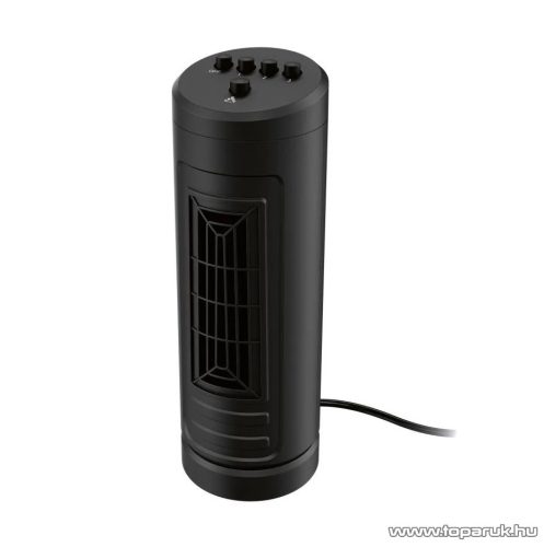 Silvercrest STVM 30 C1 BK Asztali mini oszlop ventilátor oszcilláló funkcióval, 30 W, fekete