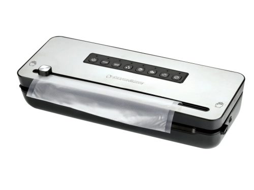 (SZÁLLÍTÁSI SÉRÜLT / K232097) SilverCrest SVEB 160 C4 Wet and Soft Nemesacél prémium vákuumcsomagoló fóliahegesztő, inox, 160 W