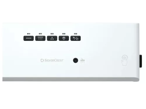 SilverCrest SV 130 A1 White sous-vide vákuumcsomagoló fóliahegesztő, WET és SOFT programmal, lágyvákuumozás funkcióval, 130 W / fehér