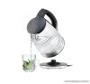 SilverCrest SWGF 3000 C2 INOX Hőmérséklet érzékelős színes LED-es üveg vízforraló, 1,7 literes, 3000 W