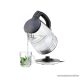 SilverCrest SWGF 3000 C2 INOX Hőmérséklet érzékelős színes LED-es üveg vízforraló, 1,7 literes, 3000 W