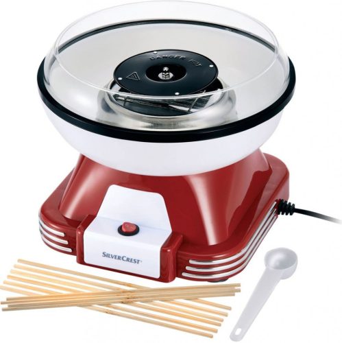 SilverCrest SZM 500 B2 vattacukor készítő gép piros fehér