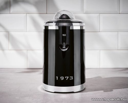 SilverCrest SZPC 85 A1 BK Retro 1973 Elektromos citrusfacsaró citrus prés friss gyümölcslevek készítéséhez, fekete, 85 W