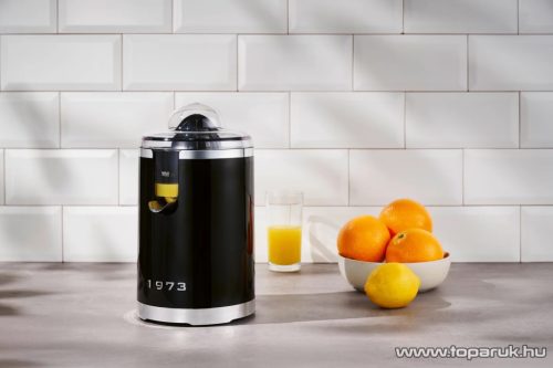 SilverCrest SZPC 85 A1 BK Retro 1973 Elektromos citrusfacsaró citrus prés friss gyümölcslevek készítéséhez, fekete, 85 W