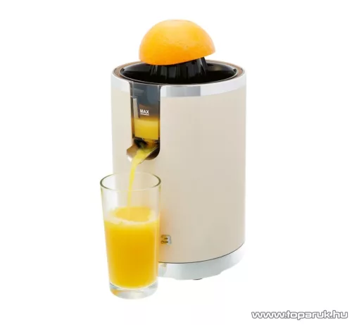SilverCrest SZPC 85 A1 CM Retro 1973 Elektromos citrusfacsaró citrus prés friss gyümölcslevek készítéséhez, krém, 85 W