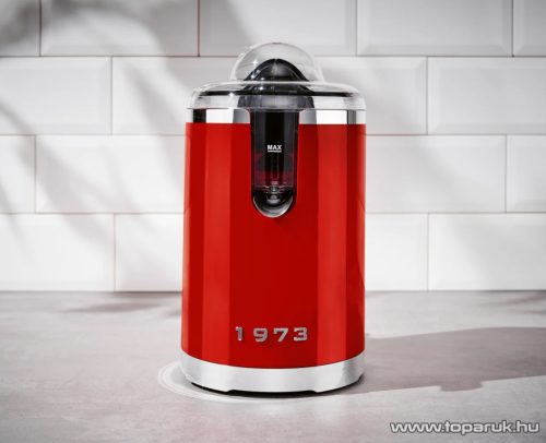 SilverCrest SZPC 85 A1 RD Retro 1973 Elektromos citrusfacsaró citrus prés friss gyümölcslevek készítéséhez, piros, 85 W