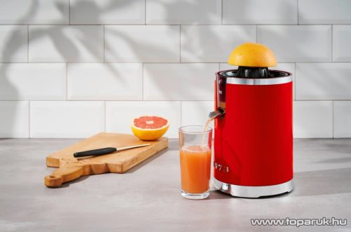 SilverCrest SZPC 85 A1 RD Retro 1973 Elektromos citrusfacsaró citrus prés friss gyümölcslevek készítéséhez, piros, 85 W