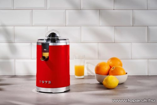 SilverCrest SZPC 85 A1 RD Retro 1973 Elektromos citrusfacsaró citrus prés friss gyümölcslevek készítéséhez, piros, 85 W