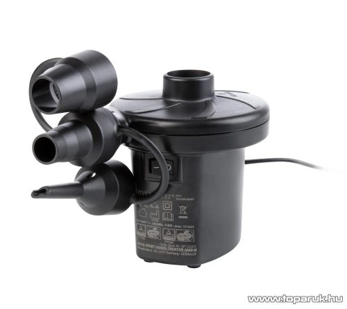 SilverCrest SGP 230 C3 Elektromos pumpa, matracpumpa (kiszívás és fújás funkcióval), fekete, 230 V / 130 W 