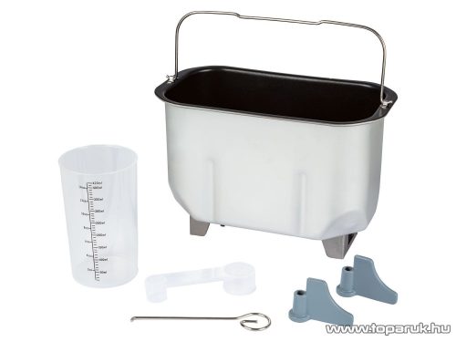 SilverCrest SBB 850 F2 Kétlapátos gluténmentes diabetikus kenyérsütő gép, fehér / inox, 850W