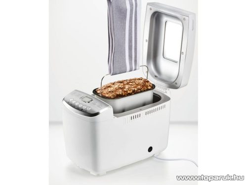 SilverCrest SBB 850 F2 Kétlapátos gluténmentes diabetikus kenyérsütő gép, fehér / inox, 850W