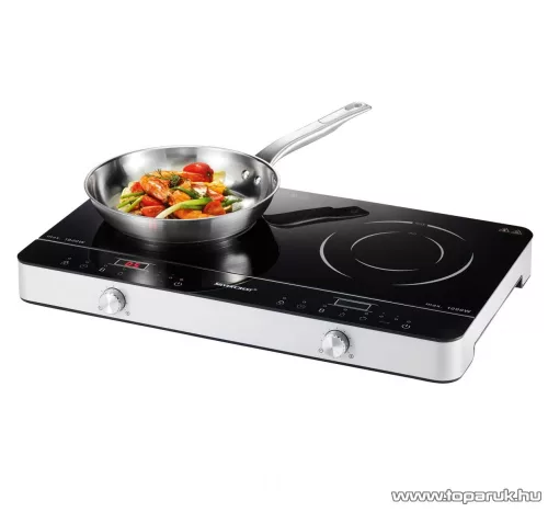 SilverCrest SDI 3500 B3 Kétlapos (2 zónás) üvegkerámia dupla indukciós főzőlap, 3500 W