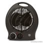   SilverCrest SHL 2000 A1 BK Hordozható ventilátoros fűtőtest, hősugárzó és ventilátor, fekete, 2000 W