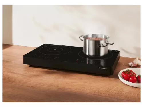 SilverCrest SID 3500 F1 Kétlapos (2 zónás) üvegkerámia dupla indukciós főzőlap, 3500 W